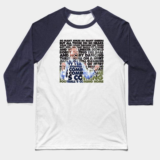 Football's Coming Home, Gareth Baseball T-Shirt by everyplatewebreak